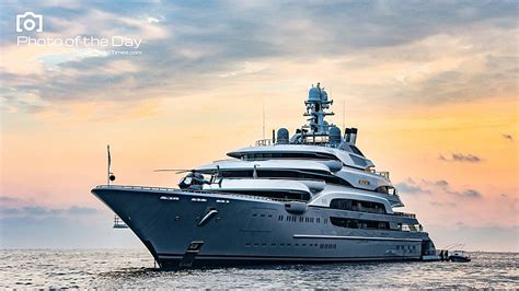 The 140m Ocean Victory At Sunset Superyacht Times