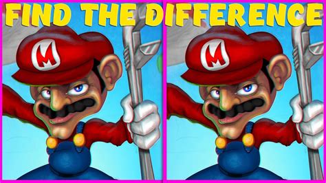 Can You Spot The Difference Super Mario Pazzle Quiz