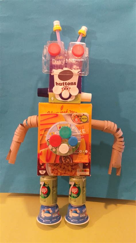 Recycled Robot For Kids