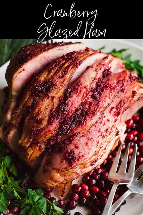Cranberry Glazed Ham Is An Easy Holiday Main Dish That Will Be Loved By