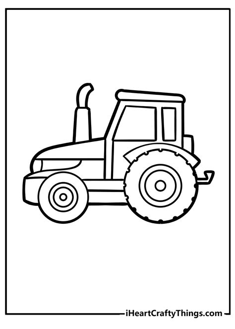 Case Tractor Coloring Pages