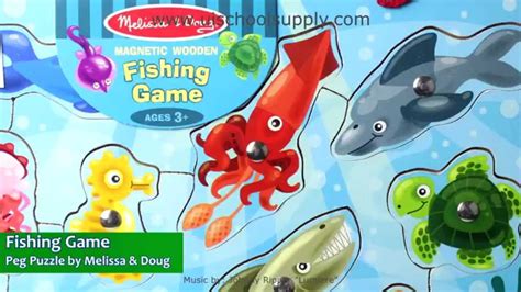 Fishing Game Peg Puzzle By Melissa And Doug 3778 Youtube