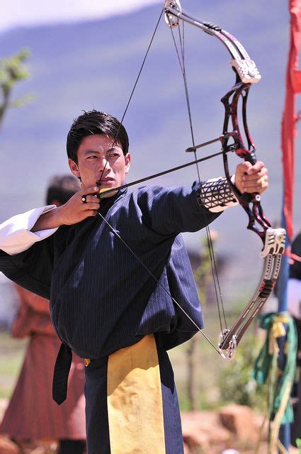 Archery National Sport Of Bhutan Tibet Nepal Thunder Dragon Thimphu