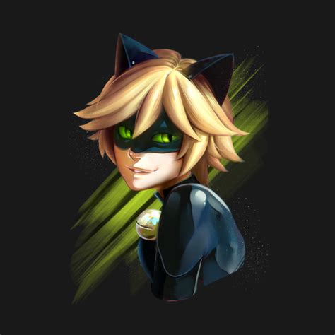 Chat Noir Miraculous Ladybug Manga T Shirt Teepublic