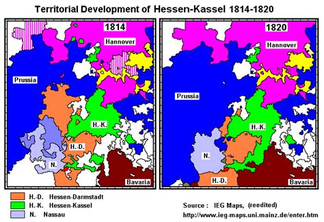 Whkmla History Of Hessen Kassel 1815 1866
