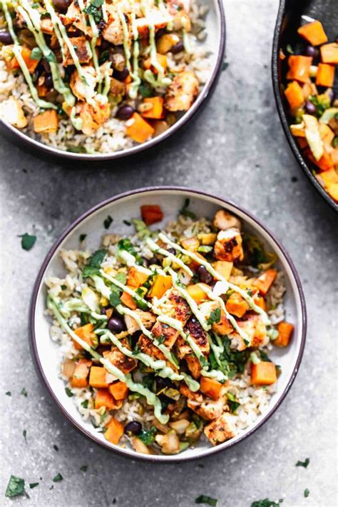 Claypot rice is created by the cantonese people from southern china and now has become a popular rice dish across southeast asia, especially hong kong, malaysia, and singapore. Blackened Chicken Brown Rice Bowls with Avocado Cream ...