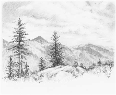 Free pdf downloads are available for each and every project. Landscape Drawing In Pencil Pdf at PaintingValley.com | Explore collection of Landscape Drawing ...