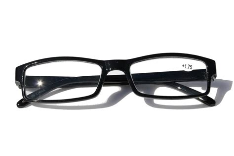 slim rectangular lightweight reading glasses black tortoise 1 00 1 25 3 50 ebay
