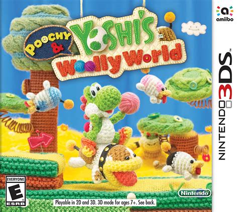 Poochy And Yoshis Woolly World Nintendo 3ds Game