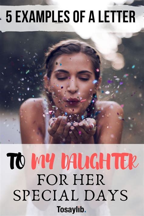 5 Examples Of A Letter To My Daughter For Her Special Days A Letter To