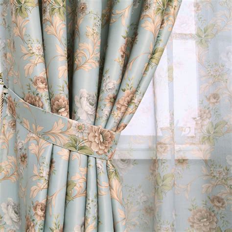 Unicorn valance for girls bedroom rainbow valance for kids toddler baby room nursery room window 2pcs 52×16. Hot-Sale-Modern-Rose-Floral-Curtains-For-Window-Curtain ...