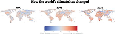Three Maps That Show Exactly How Climate Change Has Spread Across The