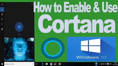 How To Set Up Cortana How To Use Cortana In Windows 10 2016 Updated Youtube