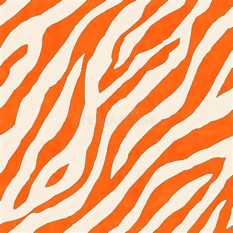 Orange Zebra Stripes Stock Illustration Illustration Of Zebra 70806