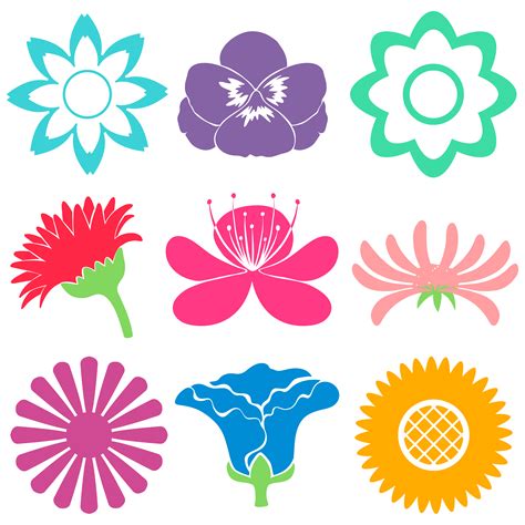 Colourful Floral Templates 294939 Vector Art At Vecteezy