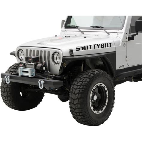 Smittybilt 76740d Smi Classic Front Bumper With D Ring Mounts For 76 06
