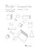 Mathematics homework on area on each shape? 2D and 3D shapes: Week of Homework Sheets by Jodi Taylor | TpT