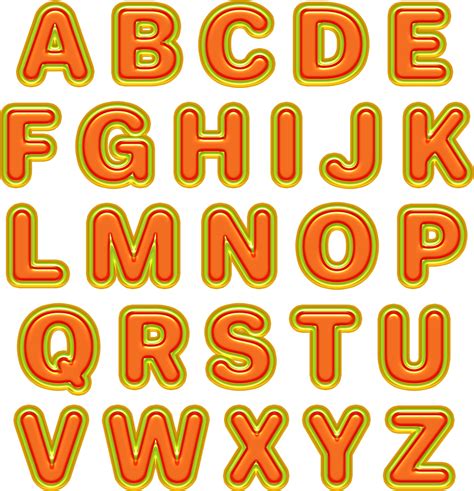 Freebie Orangelime Png Alphabet Sheet Hg Designs