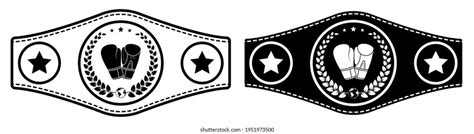 Boxing Champion Belt Royalty Free Stock Svg Vector And Clip Art