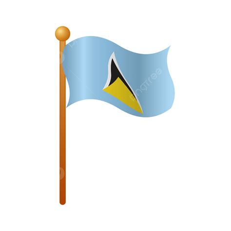 Saint Lucia Flag Saint Lucia Saint Lucia Png And Vector With