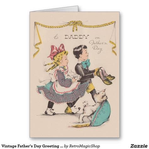 There is such a huge selection of cards including specialty cards that it is sometimes challenging to choose. Vintage Father's Day Greeting Card | Zazzle.com | Father's day greeting cards, Fathers day cards ...