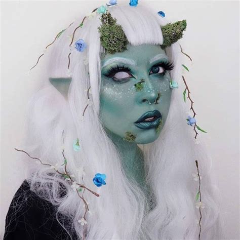 Forest Nymph By Gothpixi Using Paradise Makeup Aq In White Mehronmakeup Paradisemakeupaq