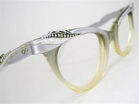reserved vintage womens horn rim cat eye glasses eyeglasses or etsy cat eye glasses horn