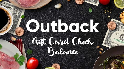 How To Check Balance Outback Steakhouse Gift Card By Phone Youtube