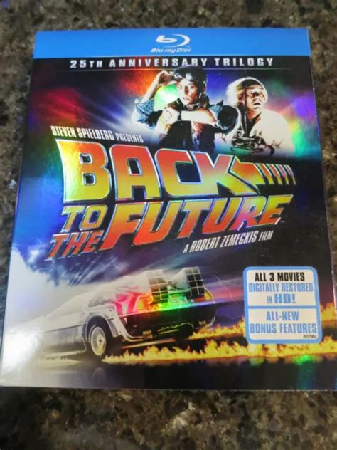 Back To The Future 25th Anniversary Trilogy Blu Ray W Slipcover 13