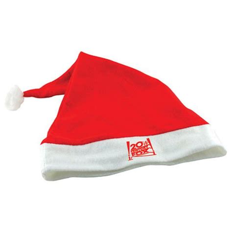 Customized Felt Santa Hat Promotional Holiday Apparel