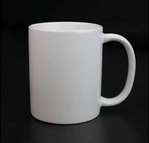 White Plain Sublimation Ceramic Coffee Mug Capacity 350 Ml Sizedimension 11oz At Rs 34