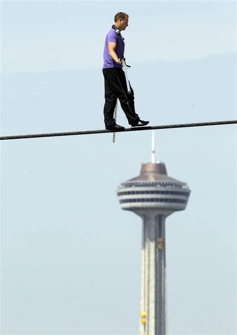 niagara falls tightrope walker nik wallenda prepares for high wire act niagara falls extreme