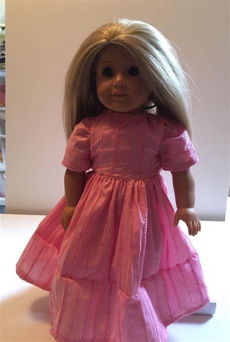 18 american girl doll pink dress by lehcollectables on etsy listing