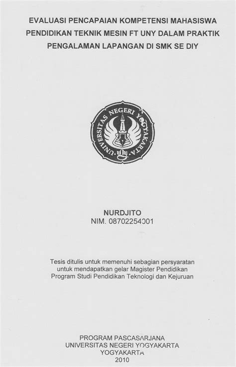 Sekolah dasar (sd) sebagai salah satu lembaga pendidikan formal dan berjenjang pada tingkat pendidikan dasar. Contoh judul proposal tesis teknologi pendidikan