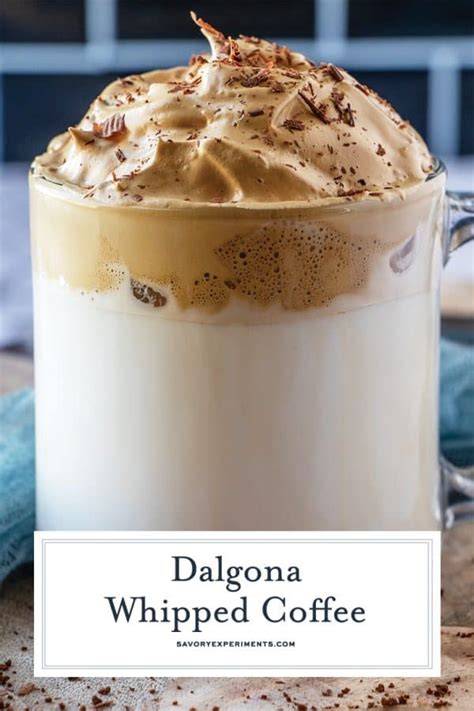 Dalgona Whipped Coffee Recipe 4 Ingredient Fancy Coffee