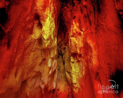 Fire And Rock Abstract Art Digital Art By Judy Brand