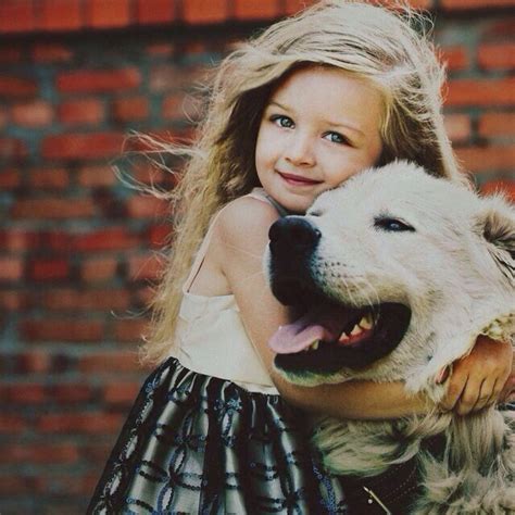Little Girl And Dog Mans Best Friend Girls Best Friend Best Friends