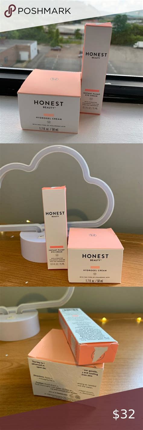 Honest Beauty Hydrogel Cream and Eye Cream Honest beauty ...