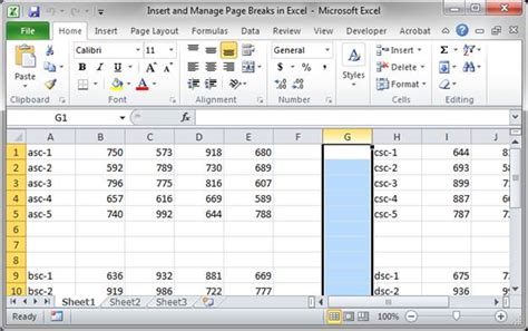 How To Insert Page Breaks In Excel Kopdom