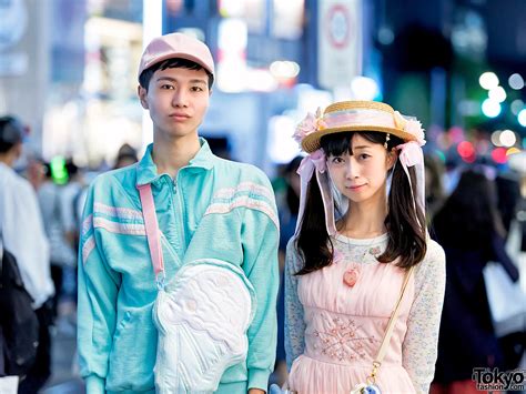 Tokyo Fashionjapanese Designers Sumomo And Rumy On The Street In