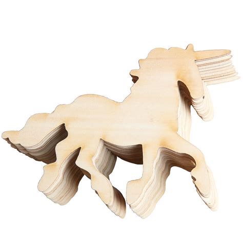 Unfinished Wood Unicorn Cutouts - All Wood Cutouts - Wood ...