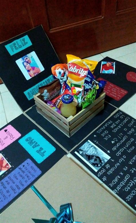 Arco iris negar joyería caja de regalo sorpresa con dulces Increíble Mensajero haz
