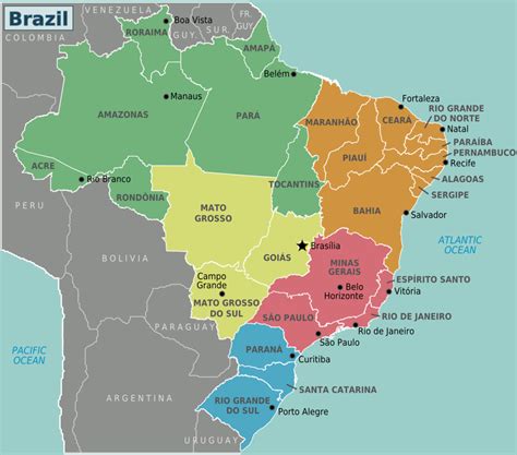 Capitais Brasileiras Lista Completa Por Estado E Regi O
