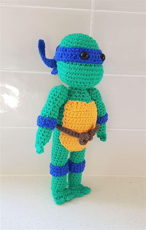 Hand Crocheted Ninja Turtle