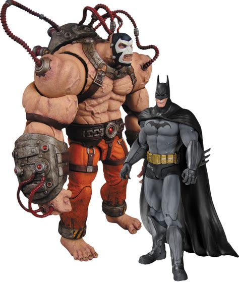 Batman Arkham Asylum Bane Vs Batman 2 Pack Action Figure Set