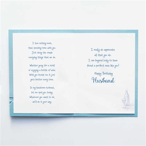💋【perfect birthday gifts for lover】: Words of Warmth Husband Birthday Card - Garlanna Greeting Cards