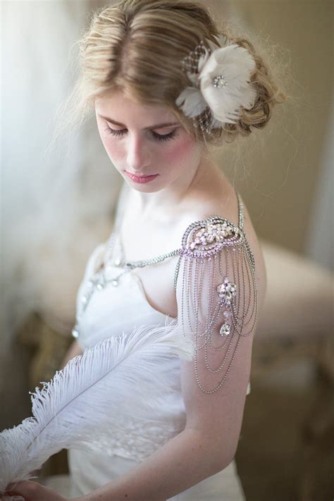 Bridal Shoulder Jewelry Wedding Crystal Epaulettes Wedding Dress
