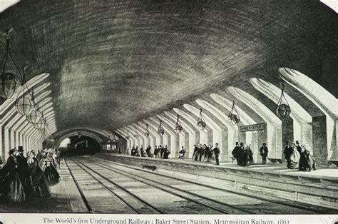 Baker Street Station London 1863 The Worlds First Metrosubway