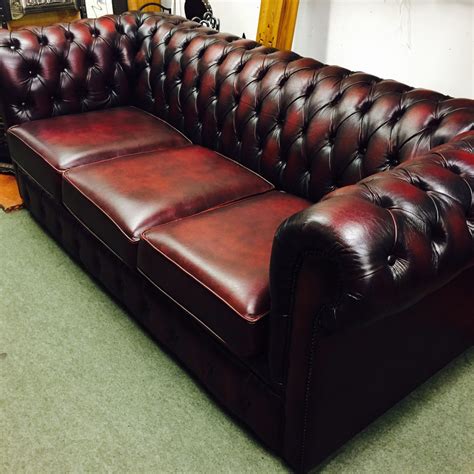 The Dog House Antiques Pair Of Chesterfield Style Sofas