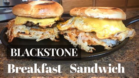 Blackstone Griddle Breakfast Sandwich 2019 Youtube